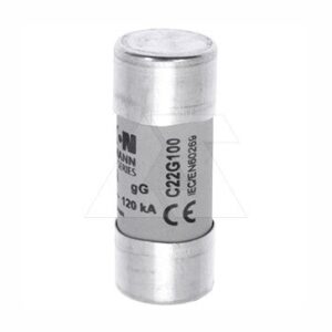 Вставка плавкая цилиндр., 100A, 500VAC, 22x58mm, тип gG