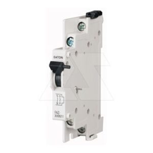 Блок-контакт вспом. FAZ-XHIN-11, 1NO+1NC, 6A(250VAC), монтаж защелками, для FAZ, PL, HL, CLS, PFL, HNB, Z-MS, mRB, FRB, AFDD, 0.5M