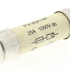 Вставка плавкая цилиндр., 25A, 1000VDC, 14x51mm, тип gPV