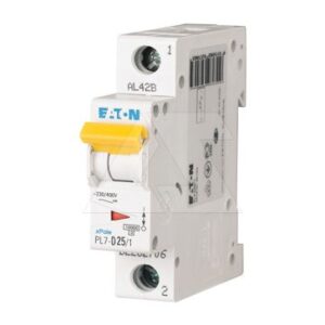 Авт. выключатель PL7-D25/1, 1P, 25A, хар-ка D, 10kA, 1M