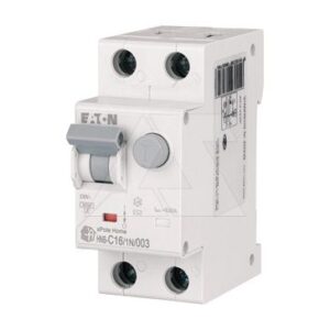 Дифф. авт. выключатель HNB-B16/1N/003, 1P+N, 16A, хар-ка B, 6kA, 30mA, тип АC, 2M