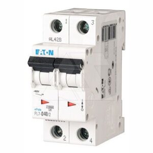 Авт. выключатель PL7-D40/2, 2P, 40A, хар-ка D, 10kA, 2M
