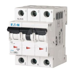 Авт. выключатель PL7-D40/3, 3P, 40A, хар-ка D, 10kA, 3M
