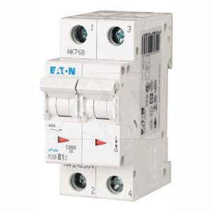 Авт. выключатель PLSM-B1/2, 2P, 1A, хар-ка B, 10kA, 2M