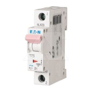 Авт. выключатель PL7-B2/1, 1P, 2A, хар-ка B, 10kA, 1M