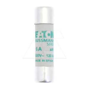 Вставка плавкая цилиндр., 6A, 500VAC, 10x38mm, тип aM