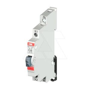 Кнопка E217-16-10C, 1NO, 16A(115_250VAC), без фикс., красный LED, 0,5M