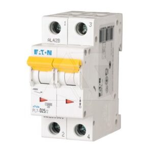 Авт. выключатель PL7-D25/2, 2P, 25A, хар-ка D, 10kA, 2M