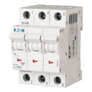 Авт. выключатель PL7-C1/3, 3P, 1A, хар-ка C, 10kA, 3M