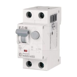 Дифф. авт. выключатель HNB-B20/1N/003, 1P+N, 20A, хар-ка B, 6kA, 30mA, тип АC, 2M