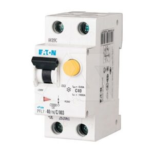 Дифф. авт. выключатель PFL7-40/1N/C/003, 1P+N, 40A, хар-ка C, 10kA, 30mA, тип АC, 2M