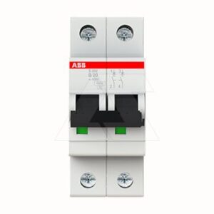Авт. выключатель S202-B20 2P B 20A 6kA 2M