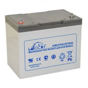 Аккумулятор LEOCH-DJM-12-75H 12В 75Ач 259x168x230 мм Прямая (+-)