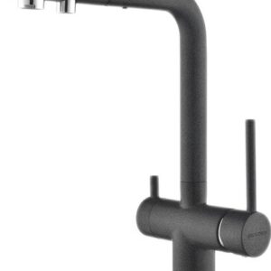 Смеситель Paulmark Serpentine SE213222-DG (серый/графит)