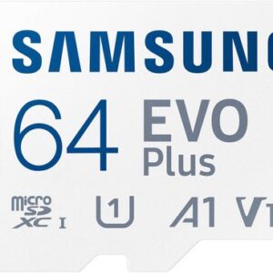 Карта памяти Samsung EVO Plus 2024 microSDXC 64GB (с адаптером)
