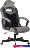 Офисное кресло Бюрократ Zombie Viking 6 Knight Fabric (серый/черный)