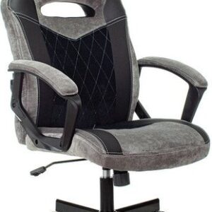 Офисное кресло Бюрократ Zombie Viking 6 Knight Fabric (серый/черный)