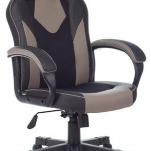 Офисное кресло Бюрократ Zombie Game 17 (черный/серый текстиль/экокожа)