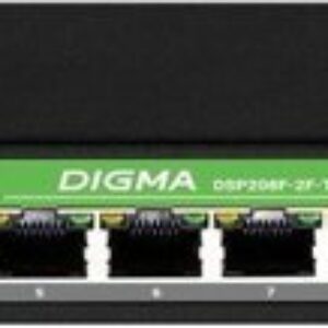 Неуправляемый коммутатор Digma DSP208F-2F-T120 V1