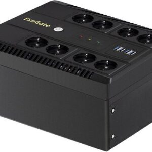 Источник бесперебойного питания ExeGate Neo NNB-1000.LED.AVR.8SH.CH EX293855RUS