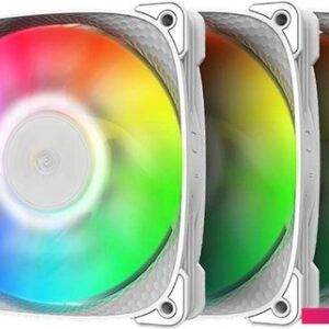 Набор вентиляторов Geometric Future Squama 2505 ARGB Triple Pack (белый)