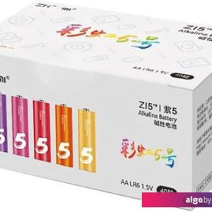 Батарейка ZMI ZI5 Rainbow AA 40 шт. AA540