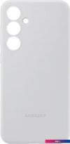 Чехол для телефона Samsung Silicone Case Galaxy S24 FE (серый)