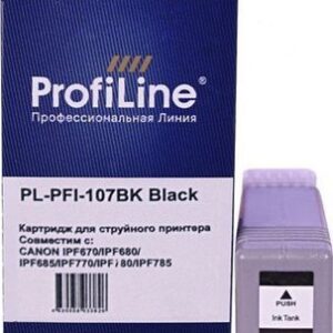 Картридж ProfiLine PL-PFI-107BK (аналог Canon PFI-107BK_BK)