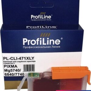 Картридж ProfiLine PL-CLI-471-XLY (аналог Canon CLI-471 XLY_Y)