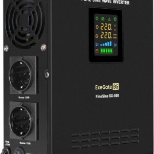 Источник бесперебойного питания ExeGate FineSine SX-500.LCD.AVR.2SH EX295995RUS