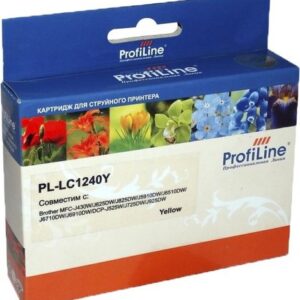 Картридж ProfiLine PL-LC1240Y-Y (аналог Brother LC1240Y)