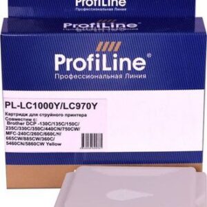 Картридж ProfiLine PL-LC1000Y/PL-LC970Y (аналог Brother LC1000Y)