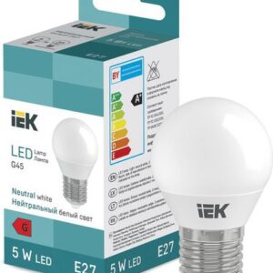 Светодиодная лампочка IEK LED Globe G45 400lm 4000K E27