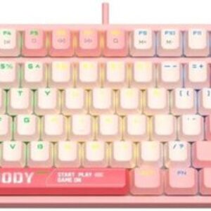 Клавиатура A4Tech Bloody S87 Energy Pink (Bloody BLMS Red Plus)