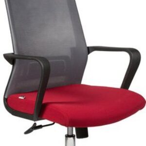 Кресло Norden Интер CH-180A-OA2016*АК30-63 (хром/черный/серый/вишневый)