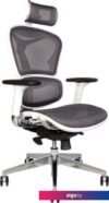 Кресло Norden Hero White YS-0810H-T(E+E)W (белый/серый)