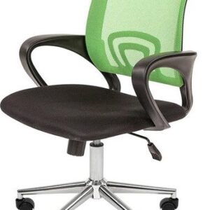 Офисное кресло CHAIRMAN 696 хром новый подлокотник (TW светло-зеленый)