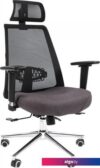Офисное кресло CHAIRMAN 535 LUX (черный/серый)