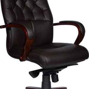 Кресло Norden Боттичелли P2338-L0828 (темно-коричневая кожа/мультиблок)