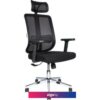 Кресло Norden Tema Сhrome 2D 216A-Сhrome-2D-B-BB (хром/черный)