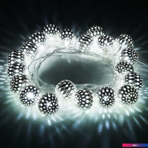 Новогодняя гирлянда Евросвет 400-003 2.8 м (хром/холодный белый)