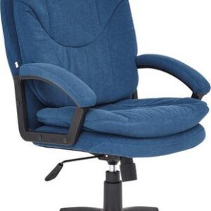 Офисное кресло TetChair Comfort LT флок (синий)