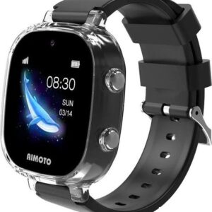 Умные часы с наушниками Aimoto Crystal 4G (черный)