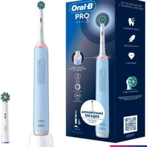 Электрическая зубная щетка Oral-B Vitality Pro Cross Action (голубой)