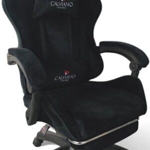 Игровое (геймерское) кресло Calviano 1583 (черный велюр)