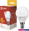 Светодиодная лампочка In Home LED-Шар-VC 6Вт 230В Е14 3000К 570Лм 4690612020501