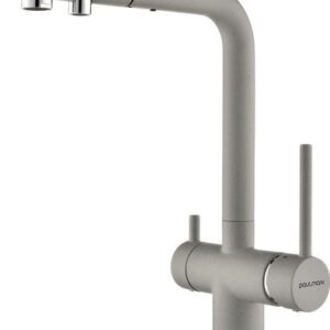 Смеситель Paulmark Serpentine SE213222-GRS (серый/серый дым)