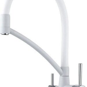 Смеситель Paulmark Siеgen Si213111-431 (белый/белый матовый-хром)