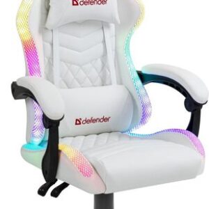 Игровое (геймерское) кресло Defender Core (белый)
