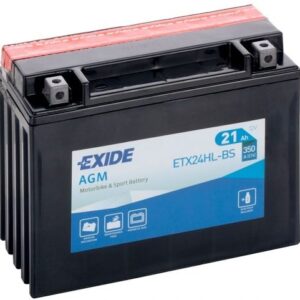 Аккумулятор EXIDE ETX24HL-BS 12В 21Ач 350CCA